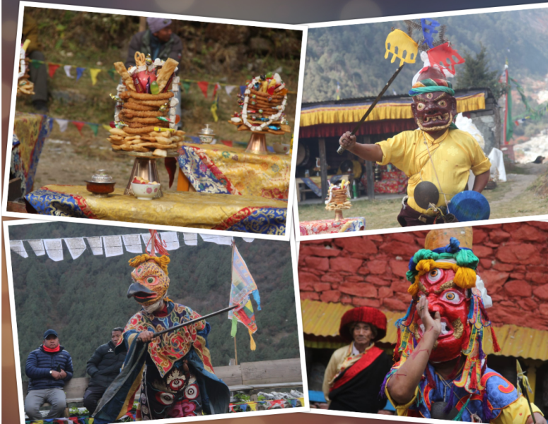 नेपालको ओलाङ्चुङगोलामा मात्रै मनाइने फुर्डुप पूजा, जहाँ  देखाइन्छ 'जीवनको वास्तविकता' (फोटोकथा)